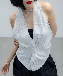uyu. | Twist Check Blouse/ツイストチェックブラウス(シャツ/ブラウス)