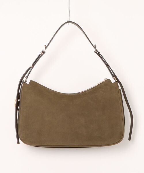 MICHAEL KORS(マイケルコース)の「NOLITA ヌバック コンバーチブル ショルダーバッグ ミディアム(ショルダーバッグ・レディース・グリーン系・FREE)」の4枚目の写真