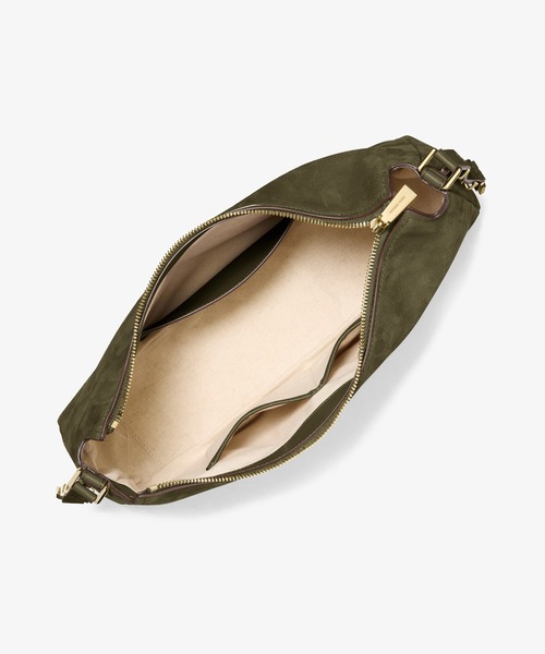 MICHAEL KORS(マイケルコース)の「NOLITA ヌバック コンバーチブル ショルダーバッグ ミディアム(ショルダーバッグ・レディース・グリーン系・FREE)」の3枚目の写真