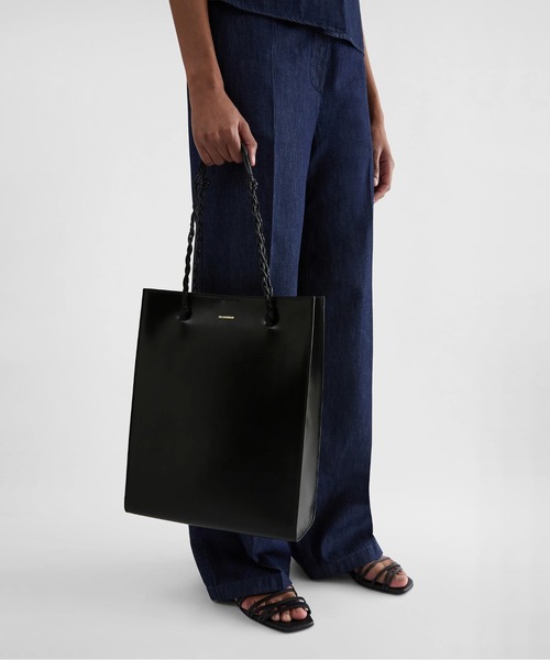 JIL SANDER（ジルサンダー）の「TANGLE SHOPPING NS（トートバッグ・レディース・ブラック・UNI）」の2枚目の写真