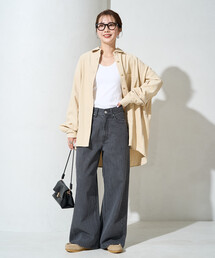 限定展開 ストレート ライン デニム