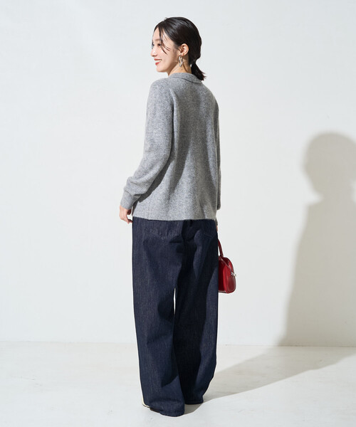 FREAK'S STORE(フリークスストア)の「限定展開 ストレート ライン デニム(デニムパンツ・レディース・ブルー/ネイビー/グレー・27/25/26)」の13枚目の写真