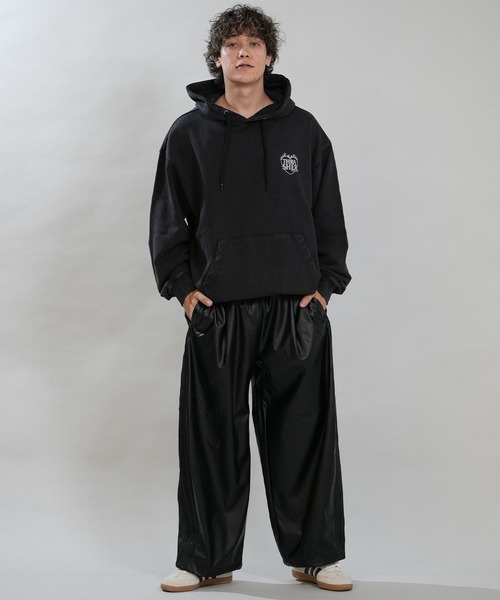 THRASHER（スラッシャー）の「【ムラサキスポーツ限定】THRASHER/スラッシャー プルオーバー パーカー 264TH1PK102（パーカー・メンズ・ブラック×イエロー/ブラック×ホワイト/ブラック×ブラック・M/L/XL）」の6枚目の写真