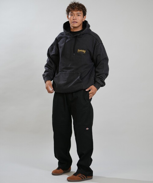 THRASHER（スラッシャー）の「【ムラサキスポーツ限定】THRASHER/スラッシャー プルオーバー パーカー 264TH1PK102（パーカー・メンズ・ブラック×イエロー/ブラック×ホワイト/ブラック×ブラック・M/L/XL）」の16枚目の写真