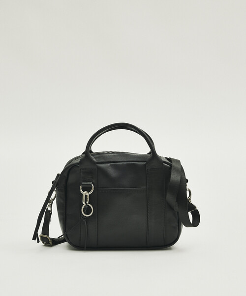 バッグ soerte Square Utility Leather Bag Square Utility Leather Bag / スクエアレザーハンドバッグ