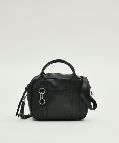 Firsthand(ファーストハンド)の「Firsthand/ファーストハンド 2way Round Mini Hand Bag / 2ウェイ ラウンド ミニ ハンドバッグ【限定展開】(ハンドバッグ・メンズ・ブラック・ONE SIZE)」の4枚目の写真