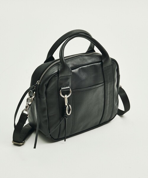Firsthand(ファーストハンド)の「Firsthand/ファーストハンド 2way Round Mini Hand Bag / 2ウェイ ラウンド ミニ ハンドバッグ【限定展開】(ハンドバッグ・メンズ・ブラック・ONE SIZE)」の5枚目の写真