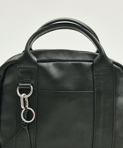 Firsthand(ファーストハンド)の「Firsthand/ファーストハンド 2way Round Mini Hand Bag / 2ウェイ ラウンド ミニ ハンドバッグ【限定展開】(ハンドバッグ・メンズ・ブラック・ONE SIZE)」の6枚目の写真