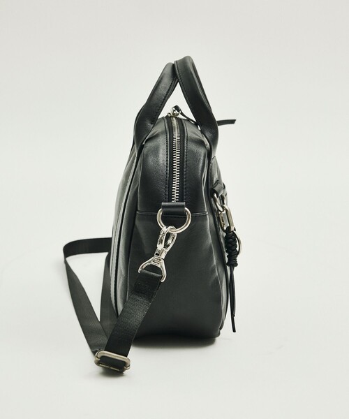 Firsthand(ファーストハンド)の「Firsthand/ファーストハンド 2way Round Mini Hand Bag / 2ウェイ ラウンド ミニ ハンドバッグ【限定展開】(ハンドバッグ・メンズ・ブラック・ONE SIZE)」の8枚目の写真