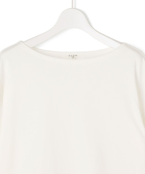 23区 L(ニジュウサンクオオキイサイズ)の「ワイドスリーブ Tシャツ(Tシャツ/カットソー・レディース・グレー系1/ホワイト系・44/46)」の16枚目の写真
