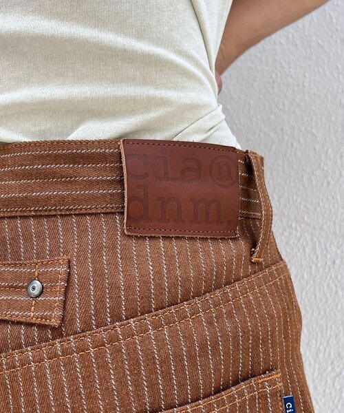 CIAOPANIC(チャオパニック)の「【cian denim/シアンデニム】ルーズストレートデニム(デニムパンツ・メンズ・インディゴブルー/ブラウン/グレー・MEDIUM/SMALL/LARGE)」の22枚目の写真