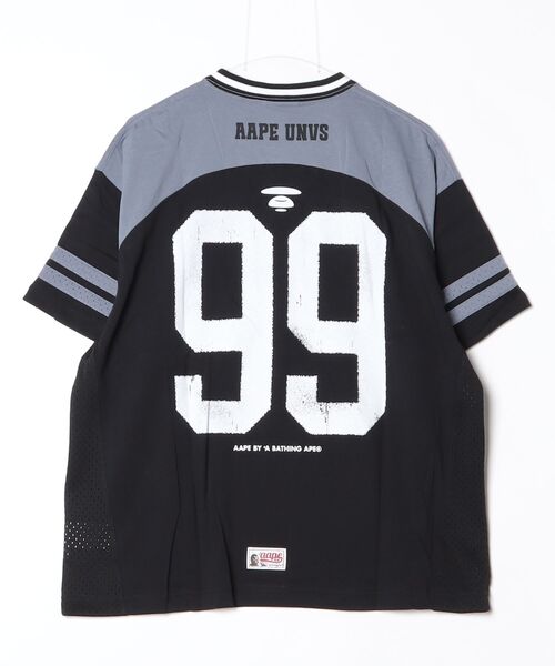 AAPE BY A BATHING APE(エーエイプバイアベイシングエイプ)の「AAPE MAIN TEE(Tシャツ/カットソー・メンズ・ブラック/ブルー系その他2・SMALL/MEDIUM/LARGE/X-LARGE)」の11枚目の写真