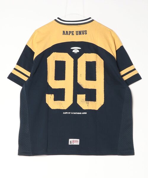 AAPE BY A BATHING APE(エーエイプバイアベイシングエイプ)の「AAPE MAIN TEE(Tシャツ/カットソー・メンズ・ブラック/ブルー系その他2・SMALL/MEDIUM/LARGE/X-LARGE)」の12枚目の写真