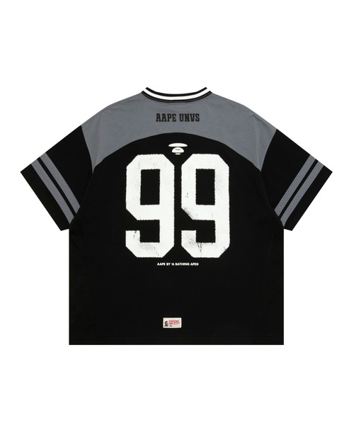 AAPE BY A BATHING APE(エーエイプバイアベイシングエイプ)の「AAPE MAIN TEE(Tシャツ/カットソー・メンズ・ブラック/ブルー系その他2・SMALL/MEDIUM/LARGE/X-LARGE)」の3枚目の写真