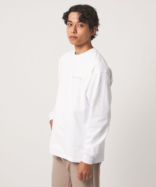 A DAY IN THE LIFE UNITED ARROWS(アデイインザライフユナイテッドアローズ)の「ロゴ ワイド カットソー<A DAY IN THE LIFE>(Tシャツ/カットソー・メンズ・ライトピンク/ホワイト/ライトグレー・M/L)」の14枚目の写真