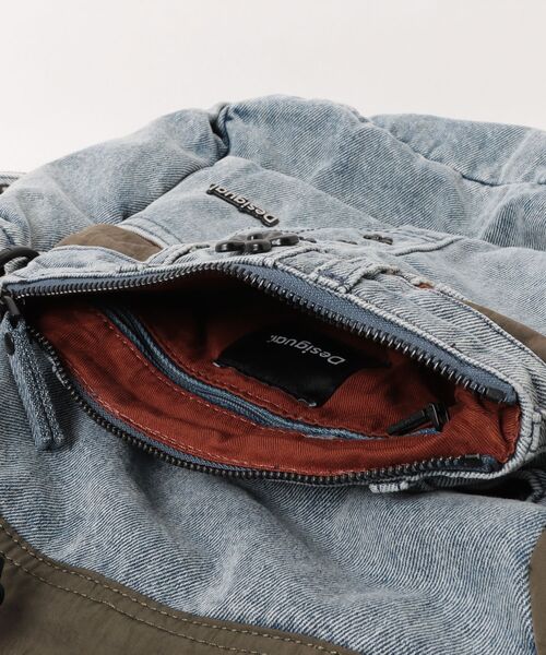 Desigual（デシグアル）の「Reworked denim patchwork backpack / リワークドデニムパッチワークバックパック（バックパック/リュック・レディース・ブルー・FREE）」の8枚目の写真