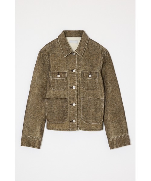 MOUSSY(マウジー)の「【26年AW新作】【セットアップ対応】VELVET FITTED ジャケット(その他アウター・レディース・ブラック系その他/ベージュ系その他・2/1)」の3枚目の写真