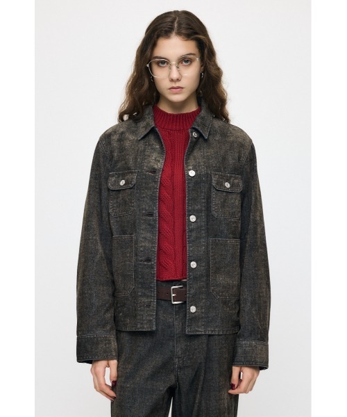 MOUSSY(マウジー)の「【26年AW新作】【セットアップ対応】VELVET FITTED ジャケット(その他アウター・レディース・ブラック系その他/ベージュ系その他・2/1)」の7枚目の写真
