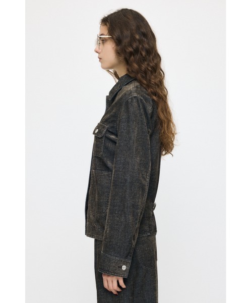 MOUSSY(マウジー)の「【26年AW新作】【セットアップ対応】VELVET FITTED ジャケット(その他アウター・レディース・ブラック系その他/ベージュ系その他・2/1)」の8枚目の写真