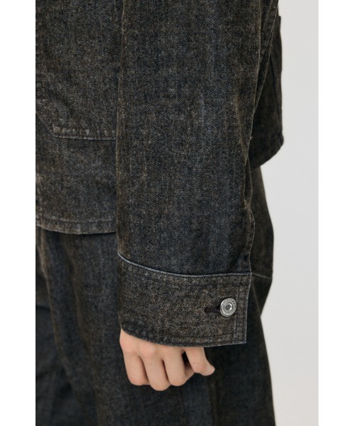 MOUSSY(マウジー)の「【26年AW新作】【セットアップ対応】VELVET FITTED ジャケット(その他アウター・レディース・ブラック系その他/ベージュ系その他・2/1)」の12枚目の写真