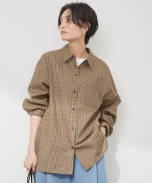 チェック柄シャツ【洗濯機OK】