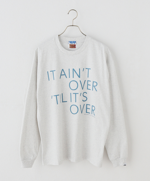 CITY COUNTRY CITY(シティーカントリーシティー)の「別注【City Country City】ロンT(Tシャツ/カットソー・レディース・ホワイト系その他/チャコールグレー/パープル・MEDIUM)」の1枚目の写真