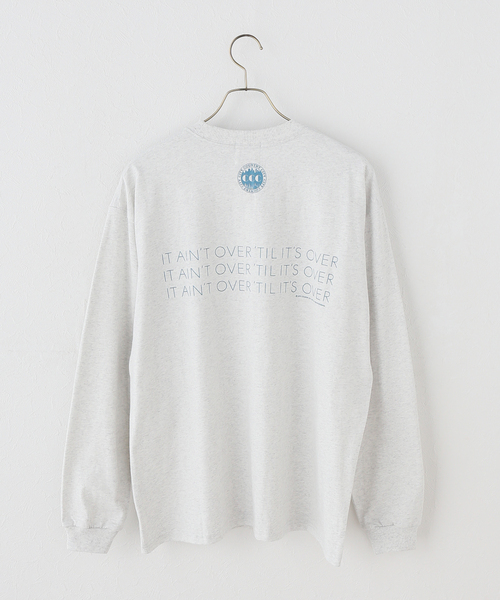 CITY COUNTRY CITY(シティーカントリーシティー)の「別注【City Country City】ロンT(Tシャツ/カットソー・レディース・ホワイト系その他/チャコールグレー/パープル・MEDIUM)」の4枚目の写真
