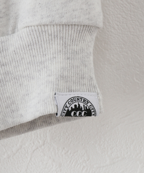 CITY COUNTRY CITY(シティーカントリーシティー)の「別注【City Country City】ロンT(Tシャツ/カットソー・レディース・ホワイト系その他/チャコールグレー/パープル・MEDIUM)」の8枚目の写真
