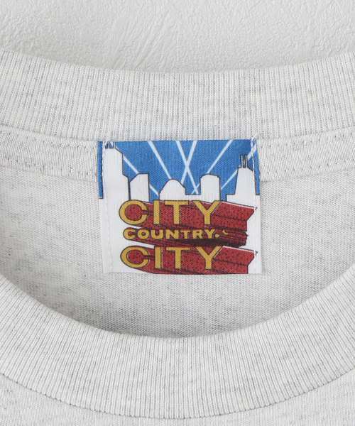 CITY COUNTRY CITY(シティーカントリーシティー)の「別注【City Country City】ロンT(Tシャツ/カットソー・レディース・ホワイト系その他/チャコールグレー/パープル・MEDIUM)」の9枚目の写真