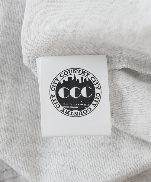CITY COUNTRY CITY(シティーカントリーシティー)の「別注【City Country City】ロンT(Tシャツ/カットソー・レディース・ホワイト系その他/チャコールグレー/パープル・MEDIUM)」の10枚目の写真