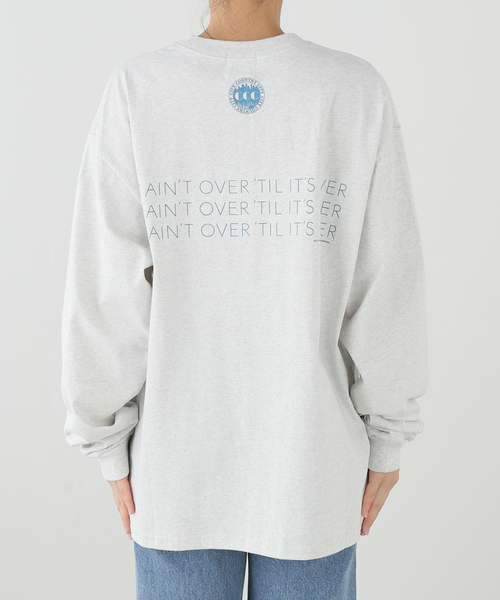 CITY COUNTRY CITY(シティーカントリーシティー)の「別注【City Country City】ロンT(Tシャツ/カットソー・レディース・ホワイト系その他/チャコールグレー/パープル・MEDIUM)」の17枚目の写真