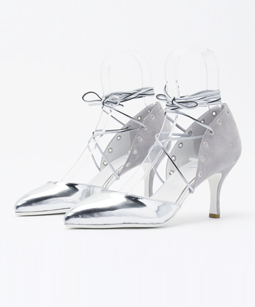 LE TALON（ルタロン）の「GRISE 7.5cmレザーレースアップドルセーパンプス◆（パンプス・レディース・ベージュ/シルバー/ブラック・36/37/36.5/35.5/35/37.5）」の13枚目の写真
