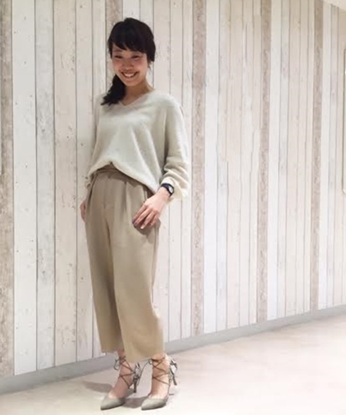 LE TALON（ルタロン）の「GRISE 7.5cmレザーレースアップドルセーパンプス◆（パンプス・レディース・ベージュ/シルバー/ブラック・36/37/36.5/35.5/35/37.5）」の15枚目の写真