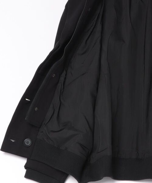 antiqua（アンティカ）の「重ね着風 異素材 フード付き ジャケット（その他アウター・レディース・ブラック・REGULAR）」の3枚目の写真