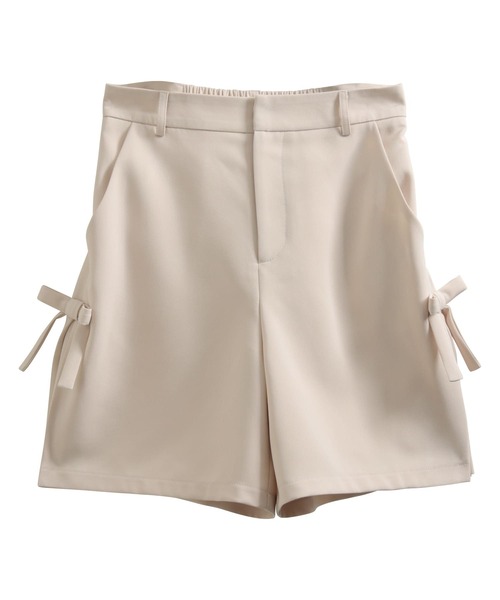 Fit more(フィットモア)の「サイドタックリボンショートパンツ(その他パンツ・レディース・ブラック/アイボリー・M/S)」の18枚目の写真