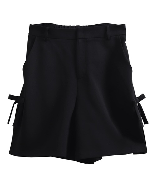 Fit more(フィットモア)の「サイドタックリボンショートパンツ(その他パンツ・レディース・ブラック/アイボリー・M/S)」の19枚目の写真