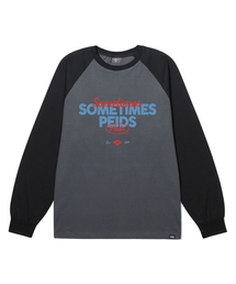 PD サムタイム ラグラン長袖Tシャツ 4Color