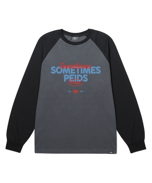 PEID(ペイド)の「PD サムタイム ラグラン長袖Tシャツ 4Color(Tシャツ/カットソー・レディース・ブラック/ホワイト/チャコールグレー/アッシュグレー・LARGE/X-LARGE)」の3枚目の写真
