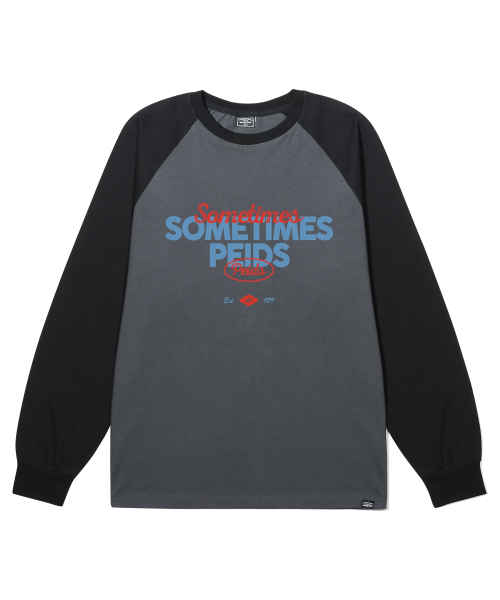 PEID(ペイド)の「PD サムタイム ラグラン長袖Tシャツ 4Color(Tシャツ/カットソー・レディース・ブラック/ホワイト/チャコールグレー/アッシュグレー・LARGE/X-LARGE)」の13枚目の写真
