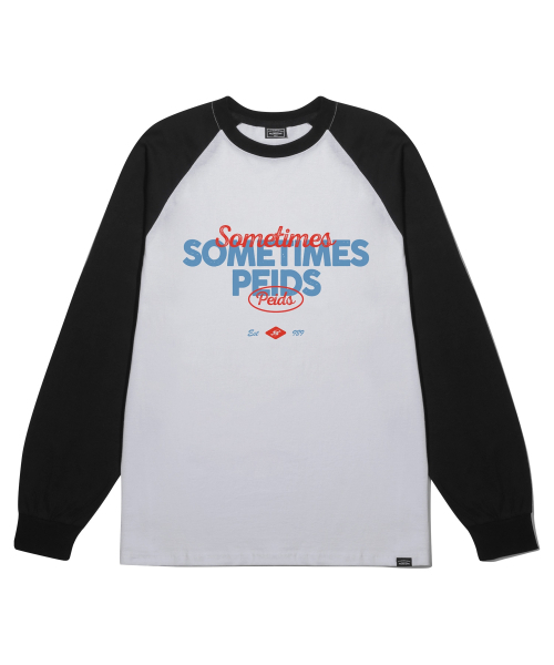 PEID(ペイド)の「PD サムタイム ラグラン長袖Tシャツ 4Color(Tシャツ/カットソー・レディース・ブラック/ホワイト/チャコールグレー/アッシュグレー・LARGE/X-LARGE)」の14枚目の写真