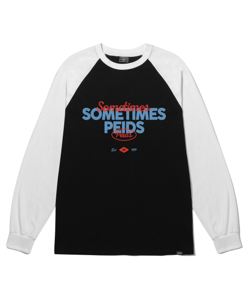 PEID(ペイド)の「PD サムタイム ラグラン長袖Tシャツ 4Color(Tシャツ/カットソー・レディース・ブラック/ホワイト/チャコールグレー/アッシュグレー・LARGE/X-LARGE)」の15枚目の写真