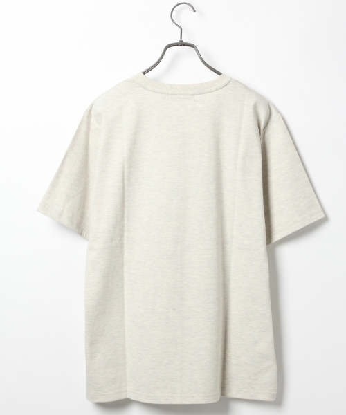 RAGEBLUE(レイジブルー)の「ジャガード柄ポケットTシャツ半袖/717267(Tシャツ/カットソー・メンズ・オフホワイト/グレー/ベージュ/ネイビー/ホワイト・LARGE/MEDIUM)」の6枚目の写真