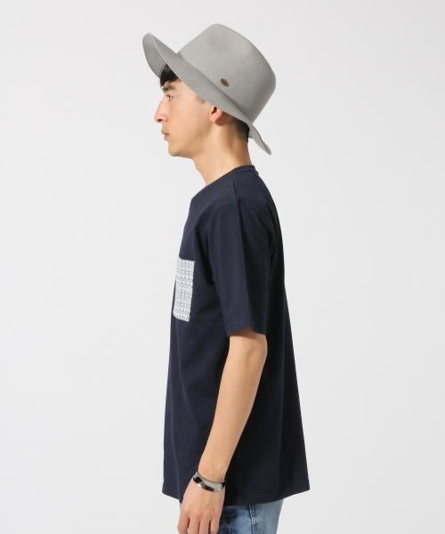 RAGEBLUE(レイジブルー)の「ジャガード柄ポケットTシャツ半袖/717267(Tシャツ/カットソー・メンズ・オフホワイト/グレー/ベージュ/ネイビー/ホワイト・LARGE/MEDIUM)」の11枚目の写真