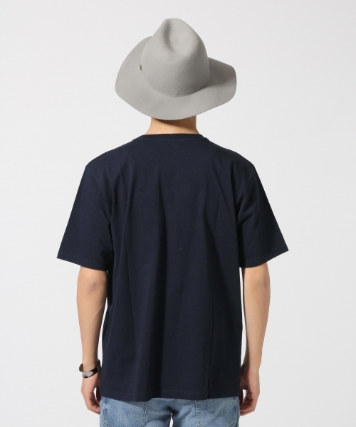 RAGEBLUE(レイジブルー)の「ジャガード柄ポケットTシャツ半袖/717267(Tシャツ/カットソー・メンズ・オフホワイト/グレー/ベージュ/ネイビー/ホワイト・LARGE/MEDIUM)」の12枚目の写真