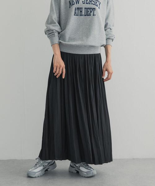 URBAN RESEARCH DOORS(アーバンリサーチドアーズ)の「ランダムプリーツスカート(スカート・レディース・ベージュ系その他/ホワイト系その他/ブラック・FREE)」の1枚目の写真