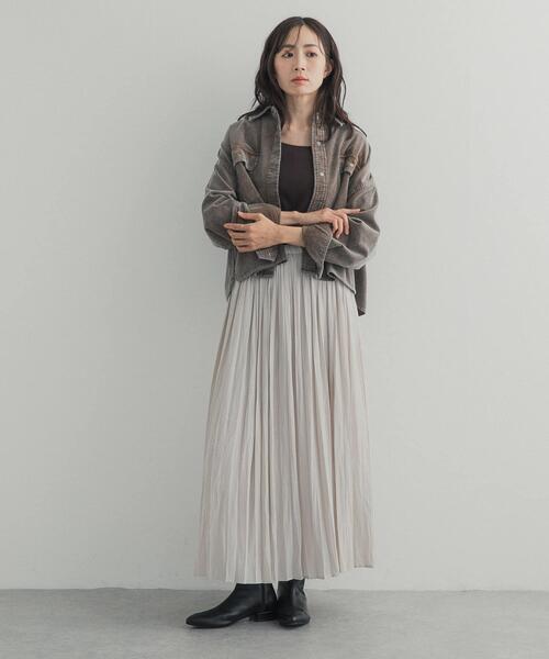 URBAN RESEARCH DOORS(アーバンリサーチドアーズ)の「ランダムプリーツスカート(スカート・レディース・ベージュ系その他/ホワイト系その他/ブラック・FREE)」の10枚目の写真