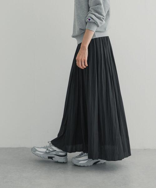 URBAN RESEARCH DOORS(アーバンリサーチドアーズ)の「ランダムプリーツスカート(スカート・レディース・ベージュ系その他/ホワイト系その他/ブラック・FREE)」の14枚目の写真