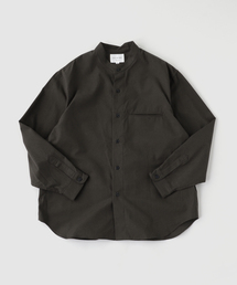 STILL BY HAND / スティルバイハンド Silk nep band collar shirt