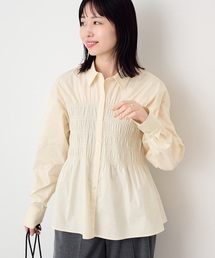 SLOBE IENA（スローブイエナ）の「シャーリングシャツ（シャツ/ブラウス）」