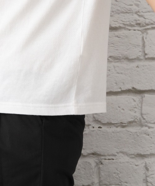 LEPSIM（レプシィム）の「カリフォルニアコットンポケTシャツ/SS　713031（Tシャツ/カットソー・レディース・トップグレー/ブラック/サックスブルー/オフホワイト/ライトピンク/ベージュ・MEDIUM/LARGE）」の12枚目の写真